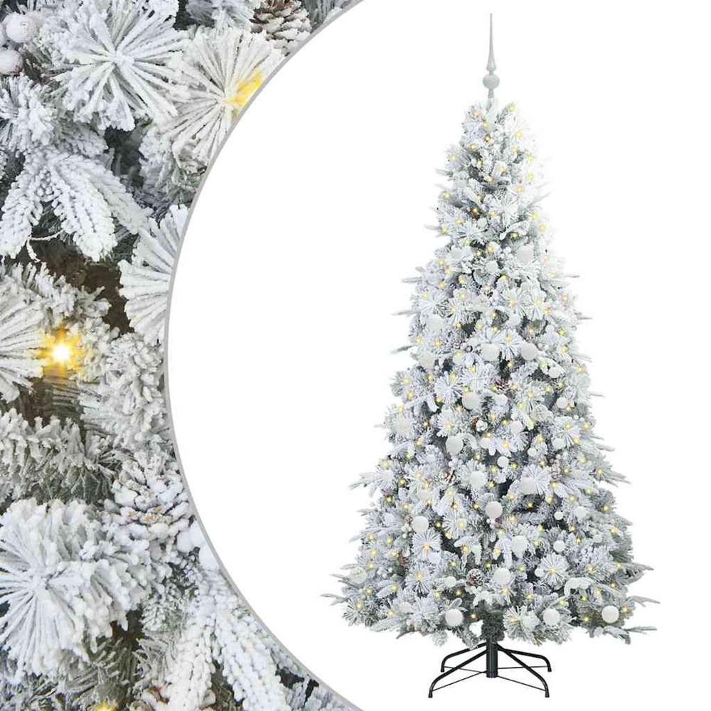 Sapin de noël artificiel à branches articulées blanc 180 cm