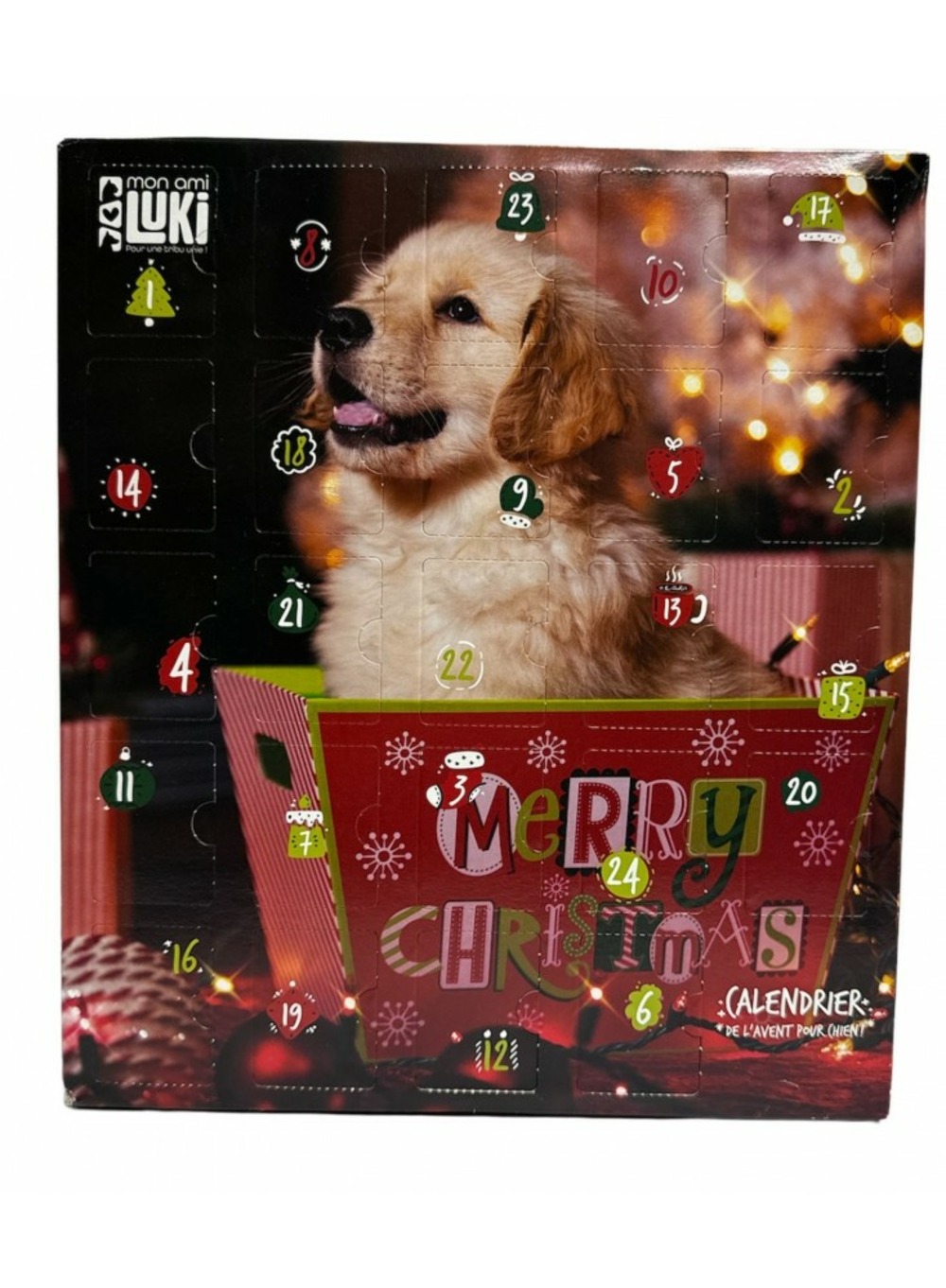 Calendrier de l'avent - noel pour chien gourmand - friandises et de recompenses - sans additifs