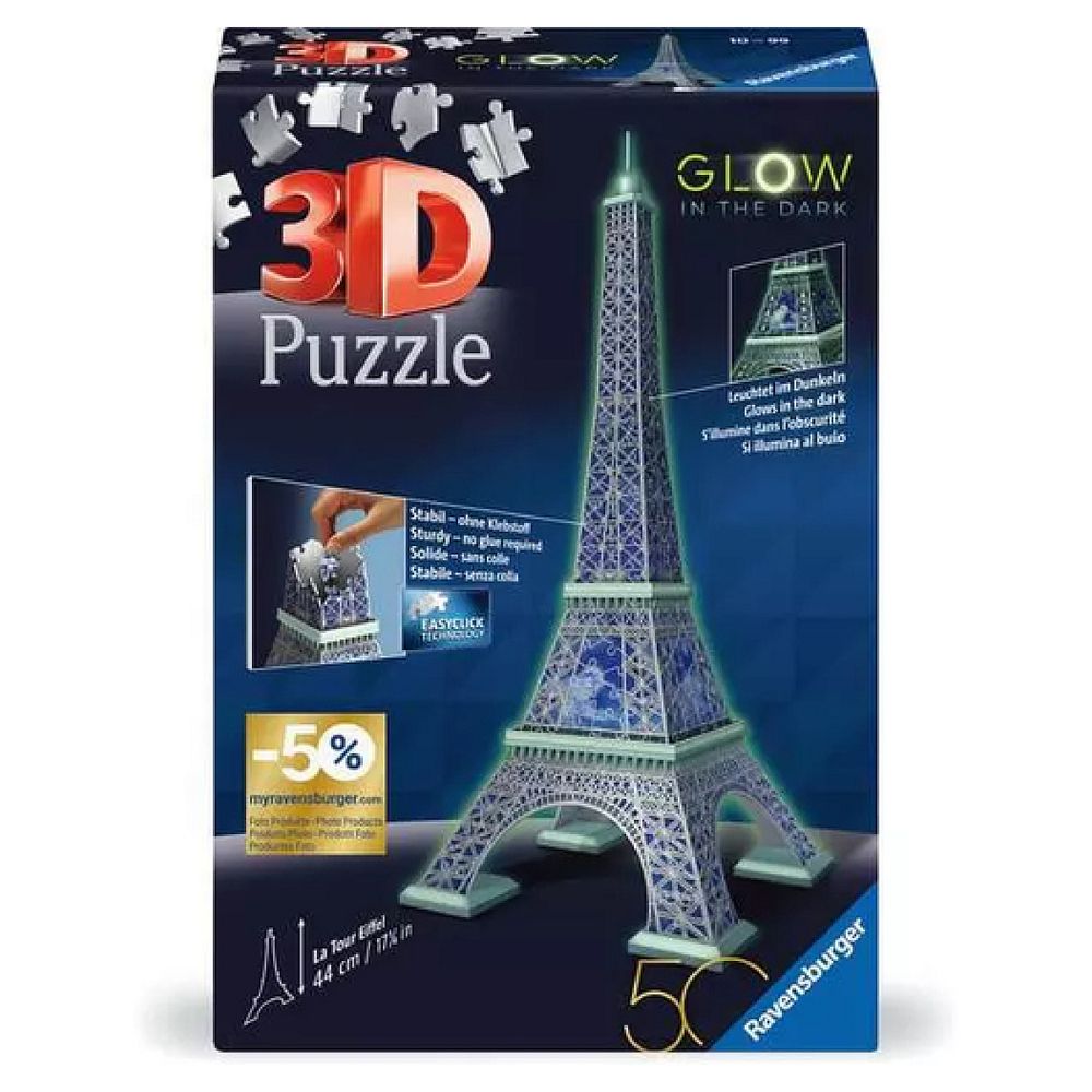 Puzzle 3d tour eiffel des 50 ans 216 pieces