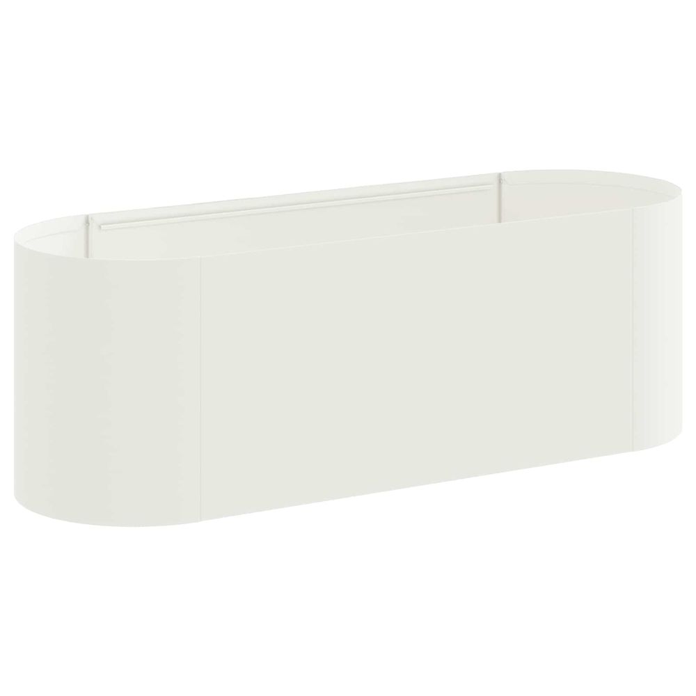 Jardin surélevé blanc 120 x 40 x 40 cm