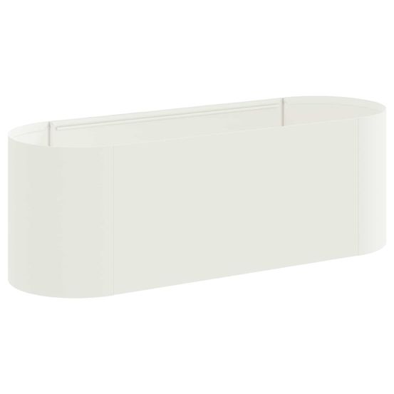 Jardin surélevé blanc 120 x 40 x 40 cm