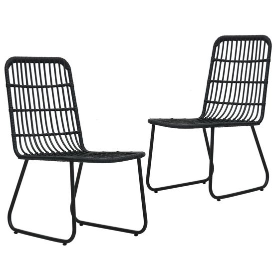 Ensemble à dîner salon de jardin meuble d'extérieur 3 pièces résine tressée et verre