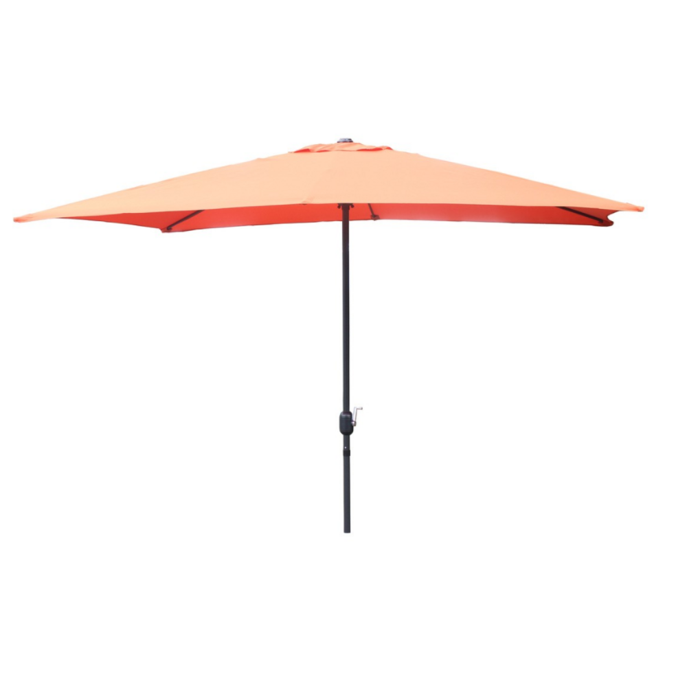 Parasol droit rectangulaire 3 x 2 m terracotta spezia