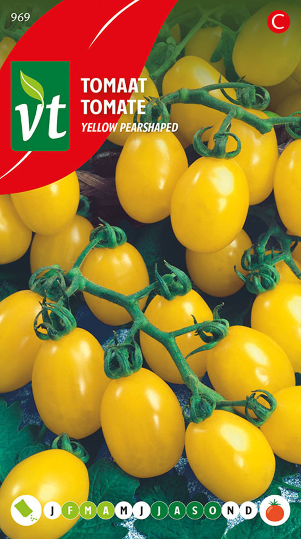Tomate yellow pearshaped - ca. 0,5 gr (livraison gratuite)