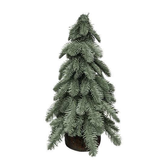Petit sapin de noël artificiel de table 40 cm - style nobilis - little grove