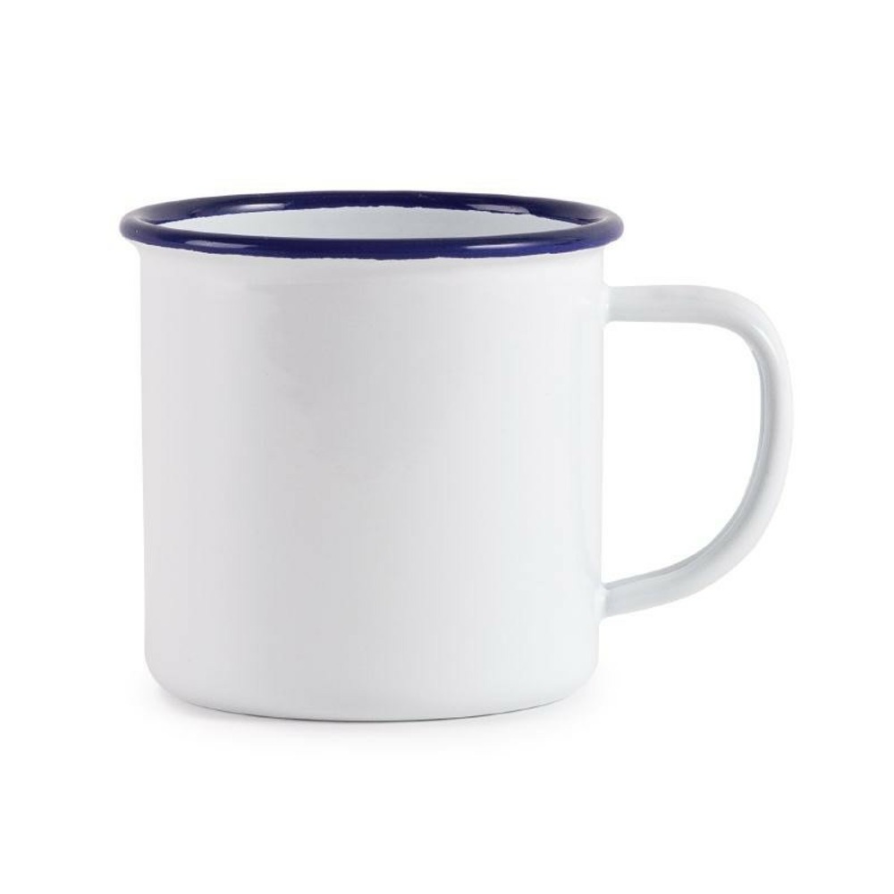 Mug en acier émaillé olympia - lot de 6