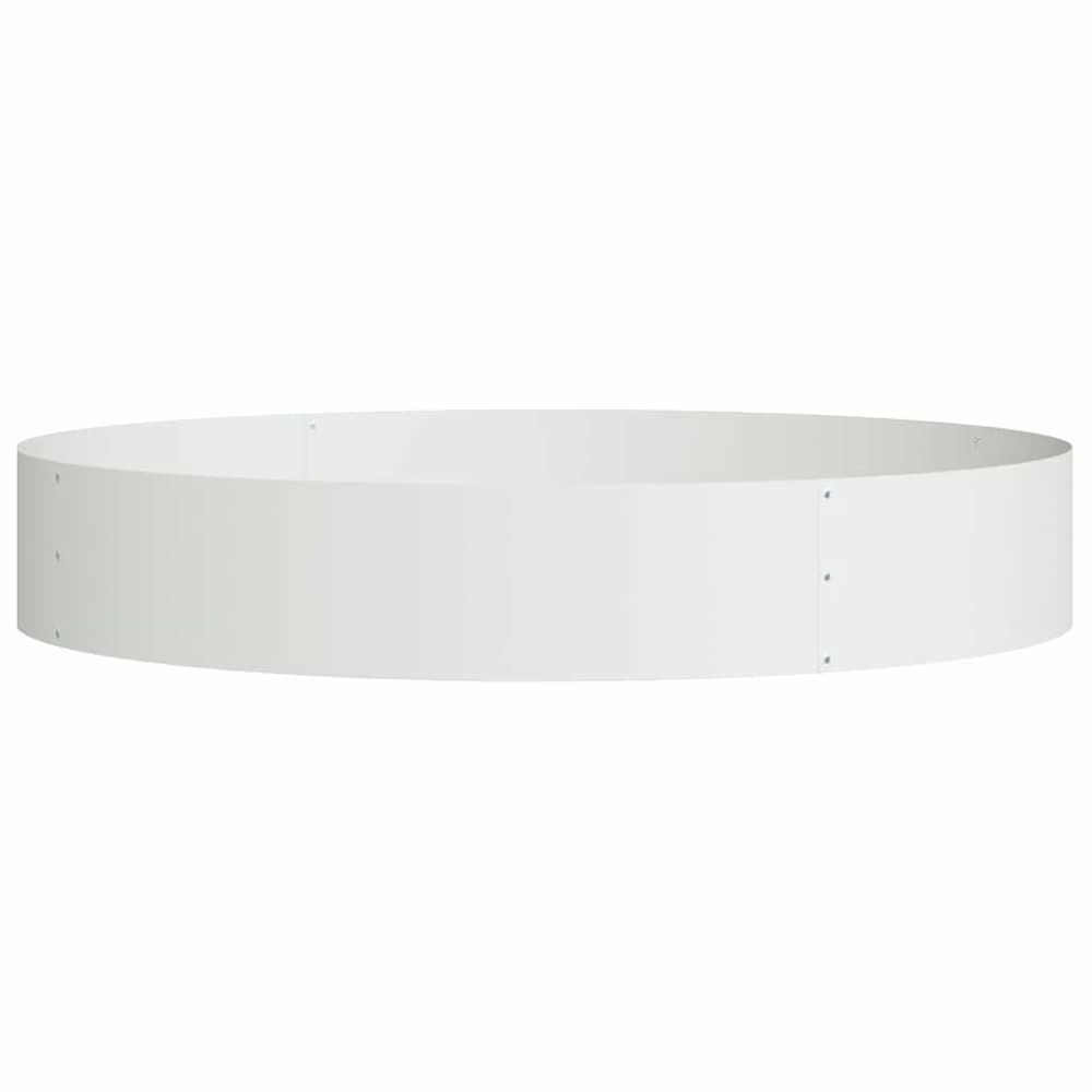 Anneau de jardinière blanc 120 x 120 x 20 cm