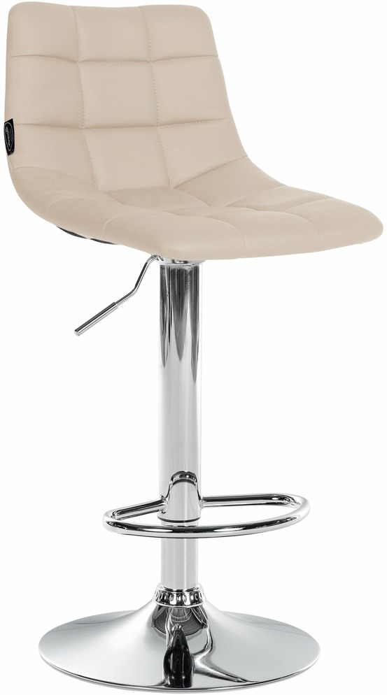 Tabouret de bar jerry simili cuir chromé