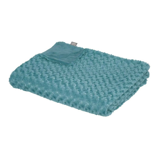 Plaid imitation fourrure