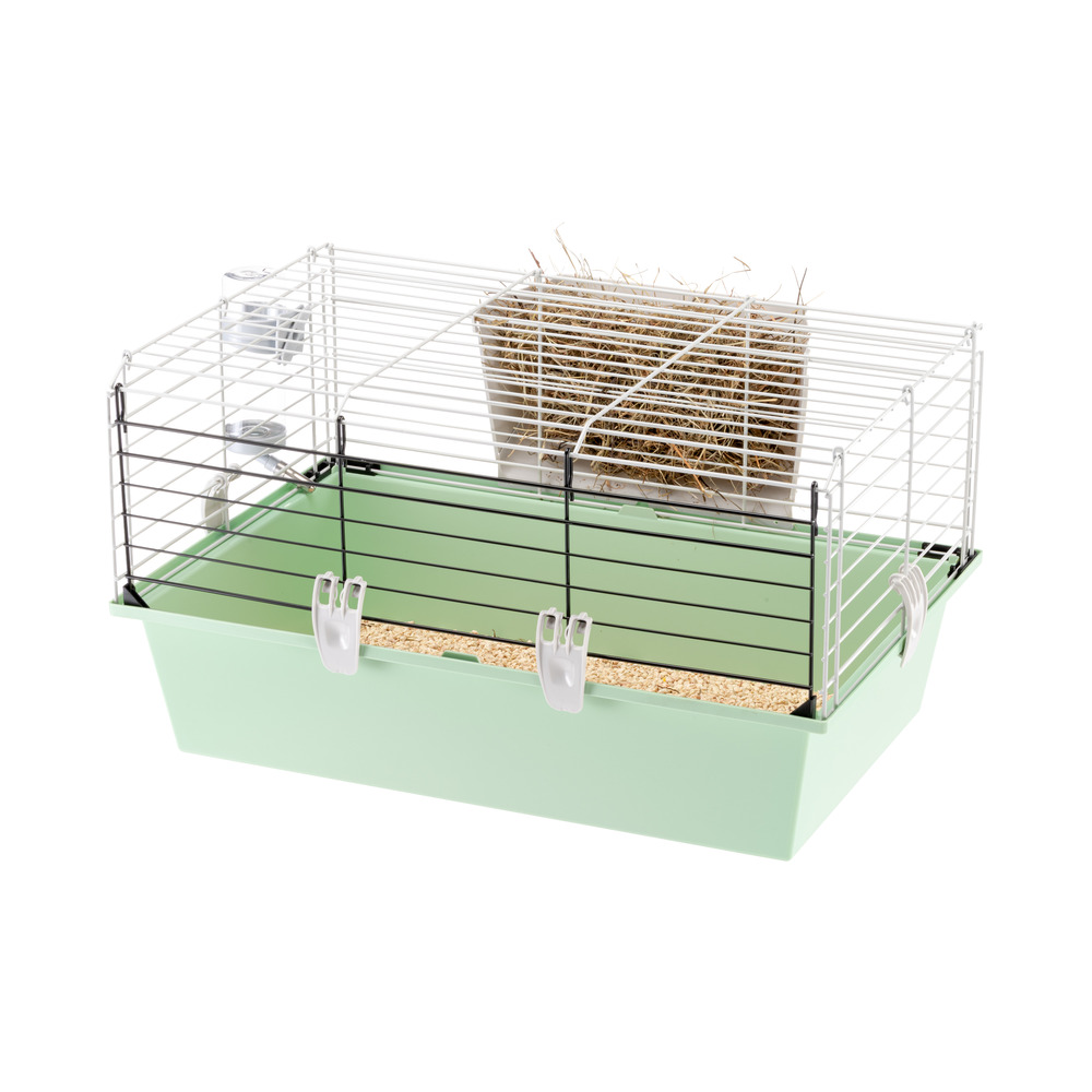 Ferplast cavie 60 cage pour rongeurs pour cochons d'inde, cochons d'inde, en métal, accessoires inclus : mangeoire, abreuvoir.