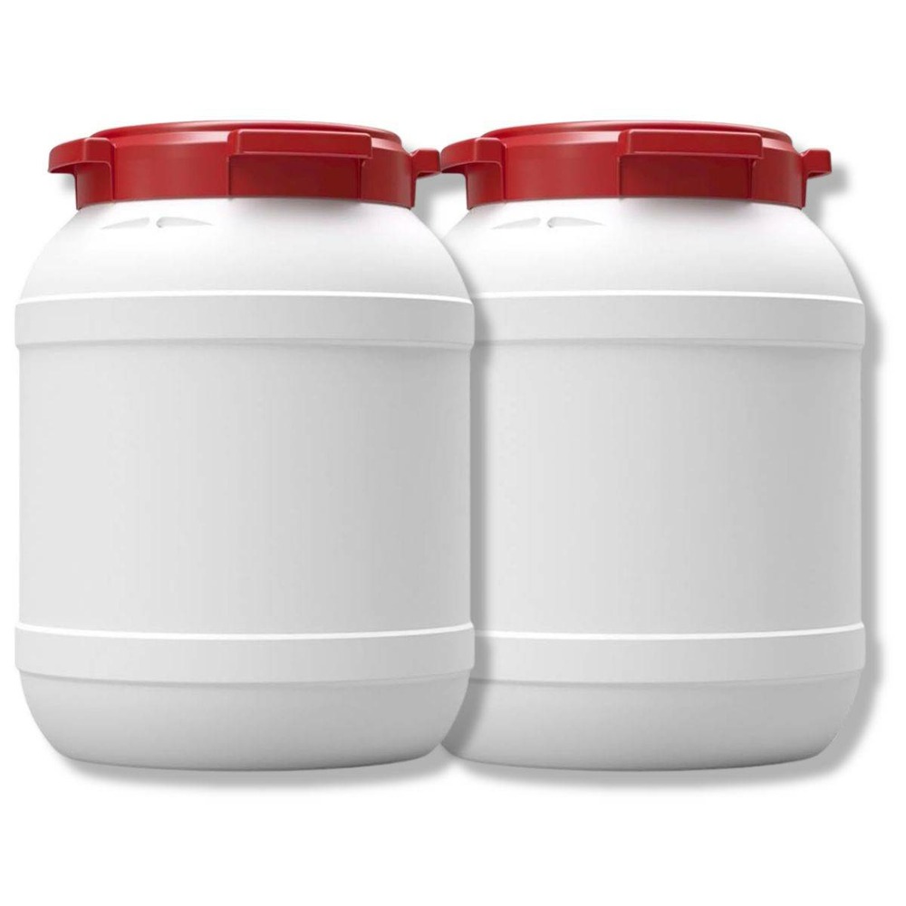 Lot de 2 fûts curtec 26l en hdpe : stockage et loisirs sécurisés