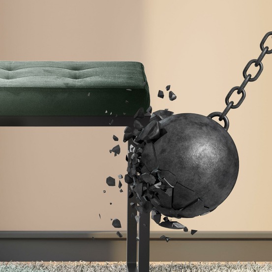 Banc barci b velours