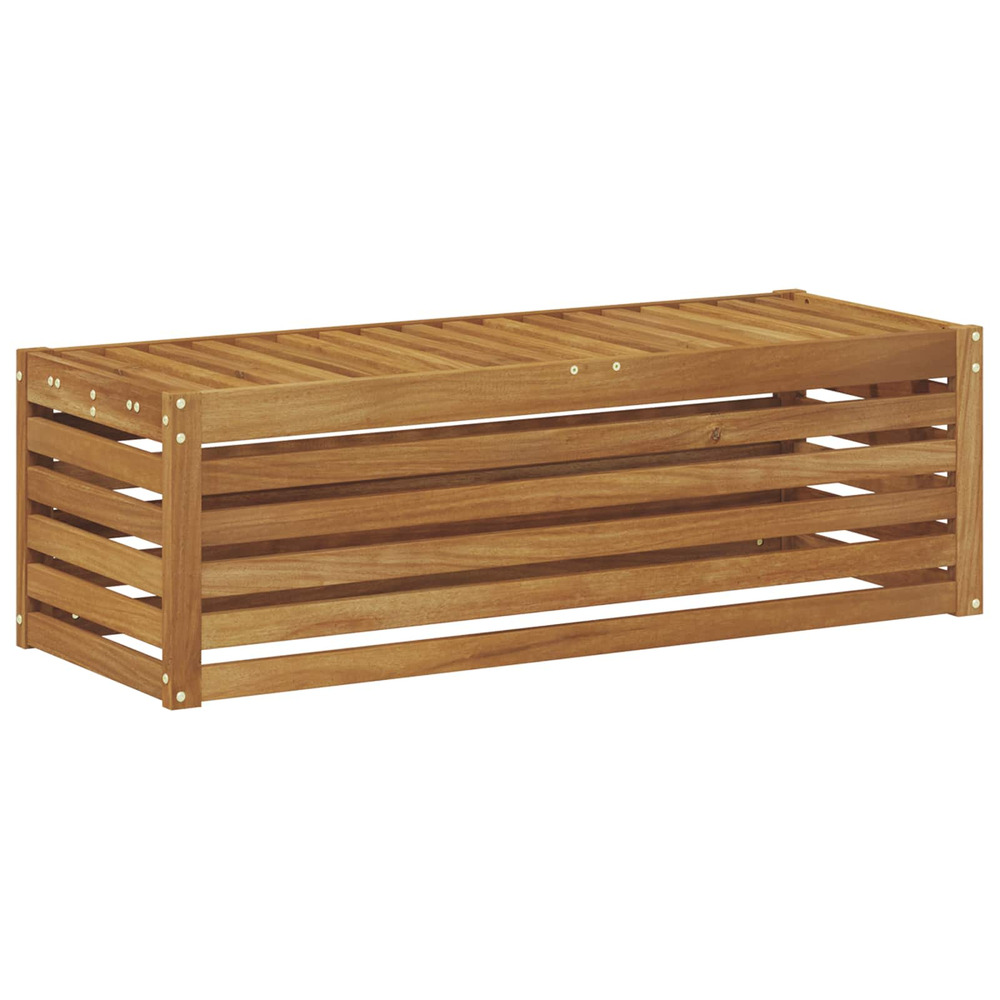Banc de jardin naturel 115 x 43 x 37 cm bois d'acacia massif