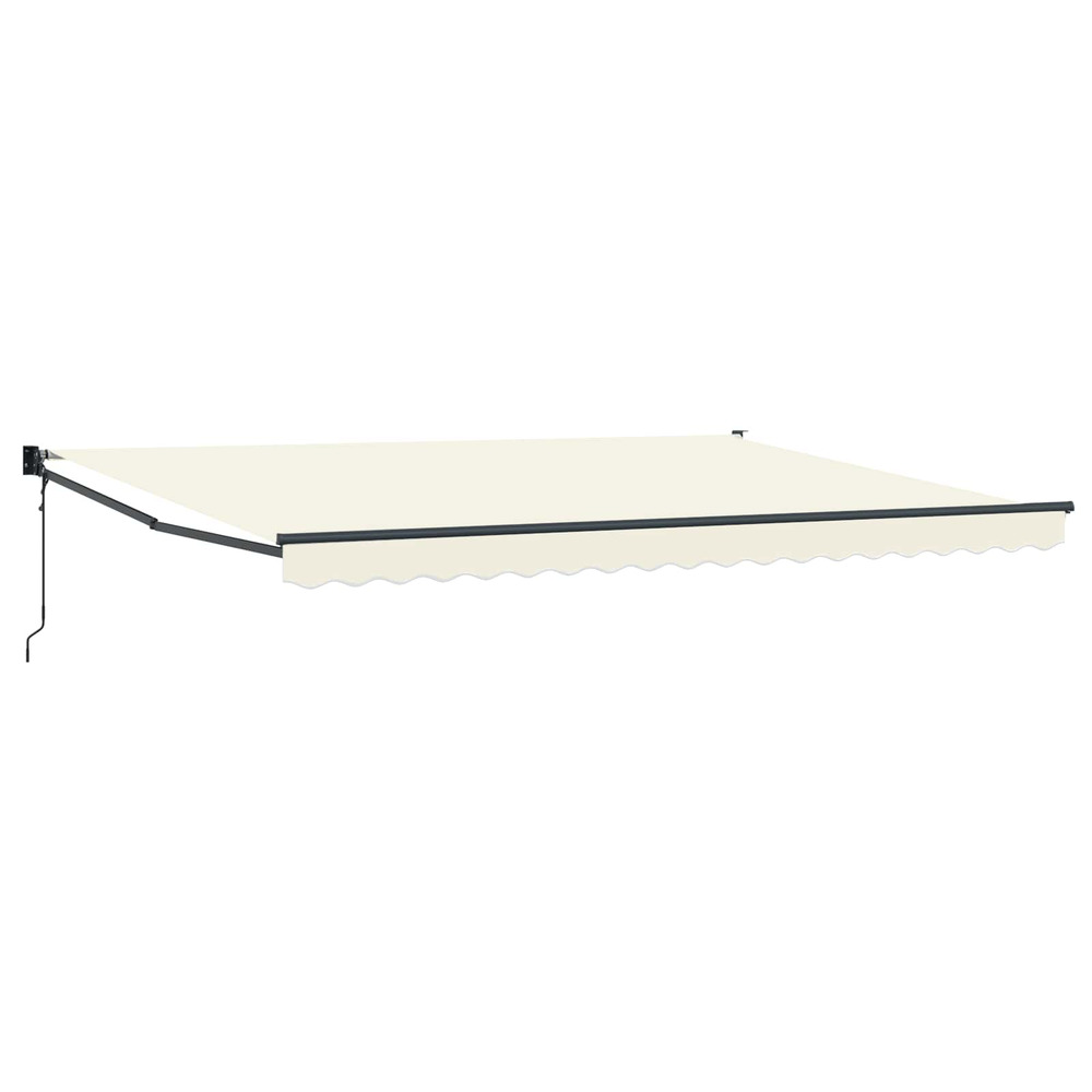 Auvent rétractable électrique crème 4 x 2 m
