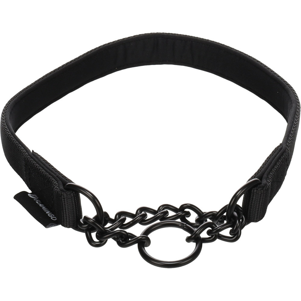 Collier anti-traction trero noir l 44-55cm 20mm pour chien