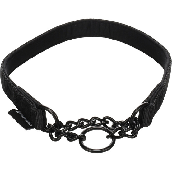 Collier anti-traction trero noir l 44-55cm 20mm pour chien