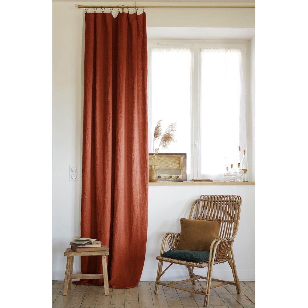 Rideau lin lave collection soline