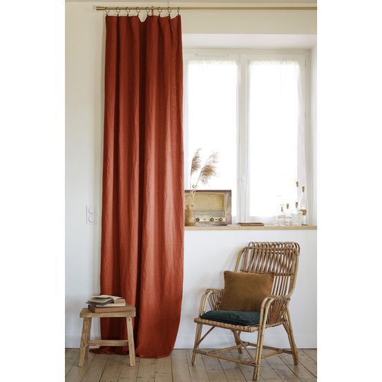 Rideau lin lave collection soline