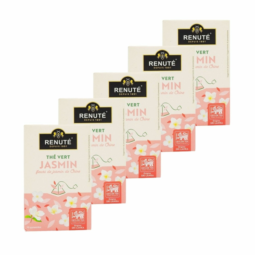 Thé vert au jasmin - 20 sachets - renuté