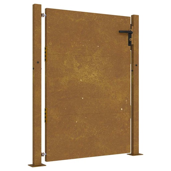 Portail de jardin 100x125 cm en acier corten