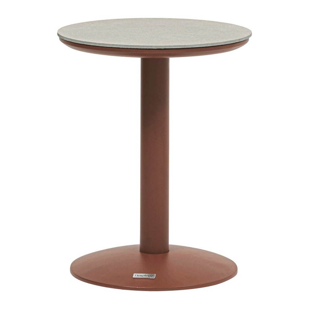 Table d'appoint de jardin soletia 40x40x50cm acajou