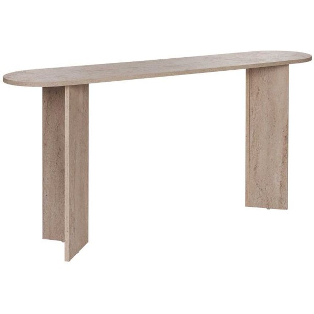 Console moderne en aggloméré sira travertine