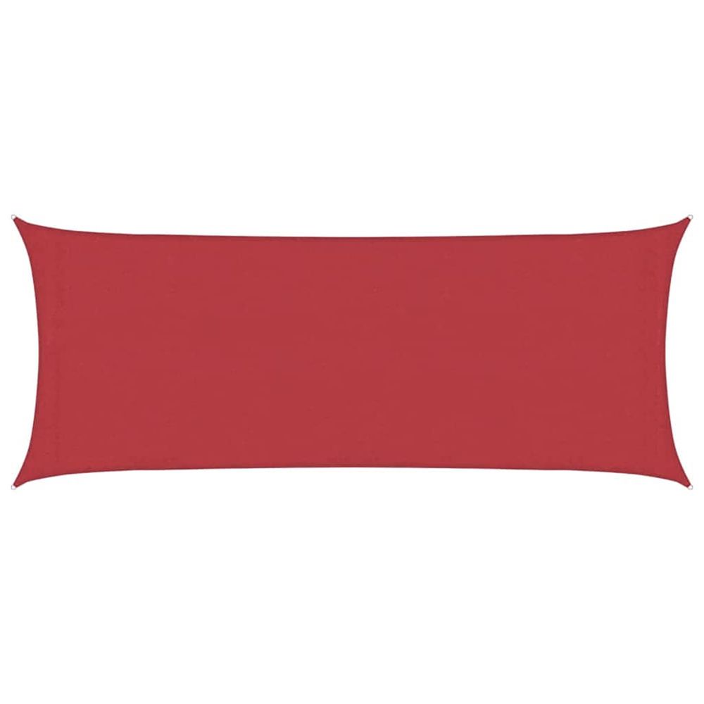 Voile d'ombrage 160 g/m² rouge 2x5 m pehd