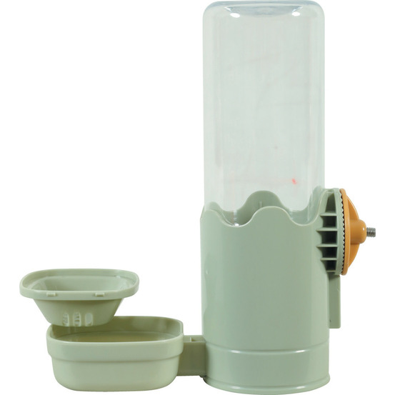 Distributeur d'eau 480 ml vert pour lapin et cochon d'inde.