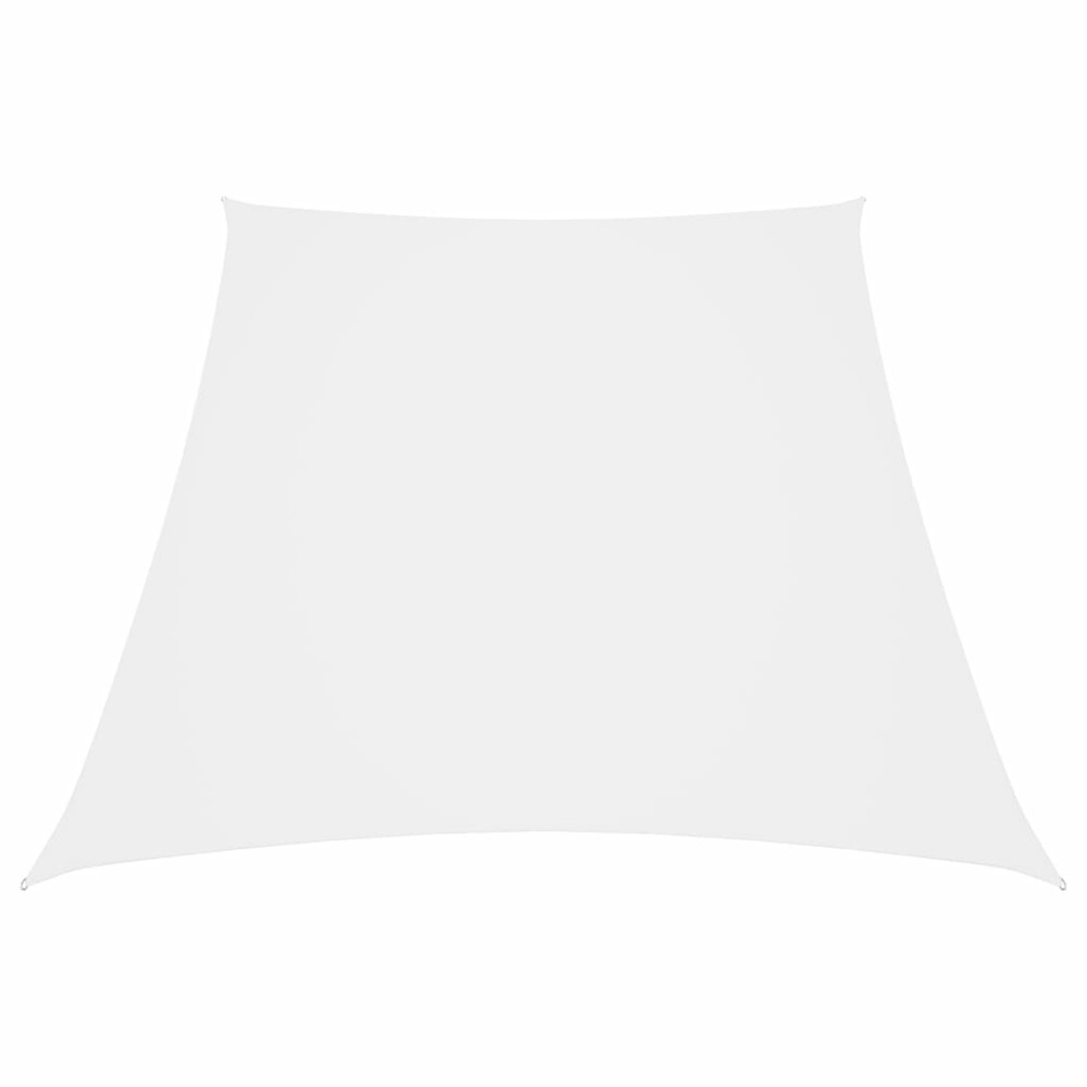 Voile de parasol tissu oxford trapèze 2/4x3 m blanc
