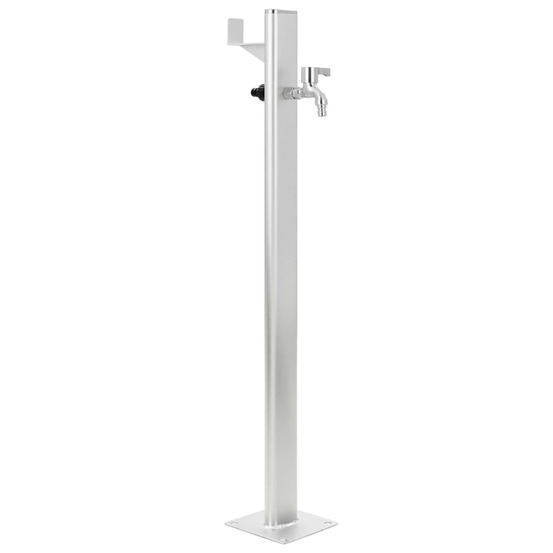 Colonne à eau de jardin aluminium 95 cm