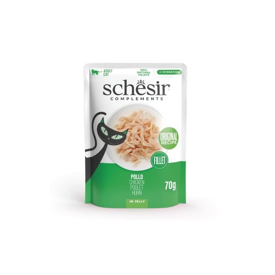 Gelee poulet schesir chat 70 g