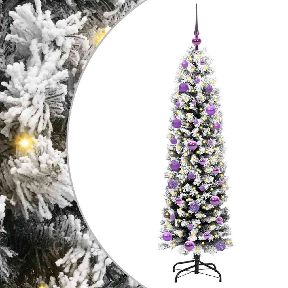 Sapin de noël artificiel vert 150 cm pvc et acier et plastique