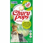 Collation pour chat inaba eu713 4 x 15 g confiseries poulet thon 15 ml