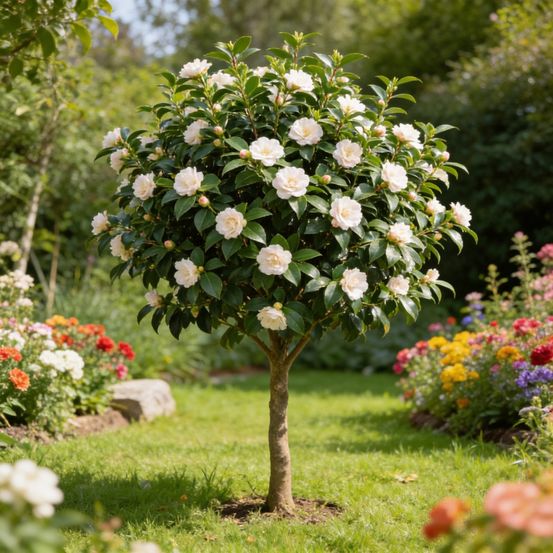Laurier rose blanc 80/100cm pot 18l - nerium oleander