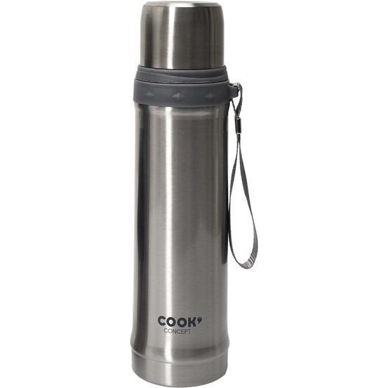 Bouteille de transport isotherme 50 cl planet gris