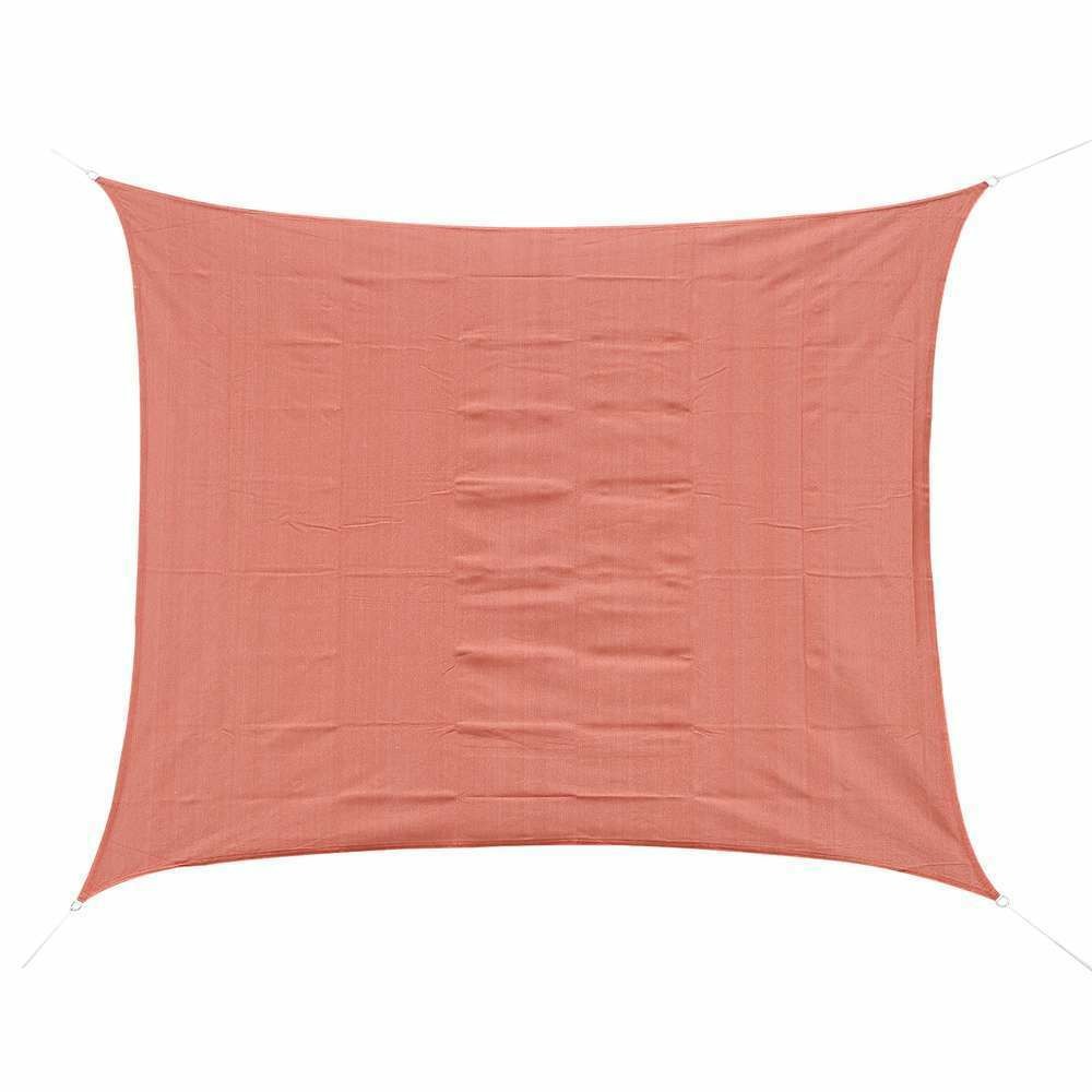 Voile d'ombrage rectangulaire rouge - 300x400cm