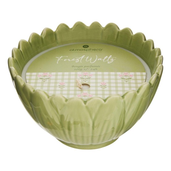 Bougie parfumée 205g fleur de rose