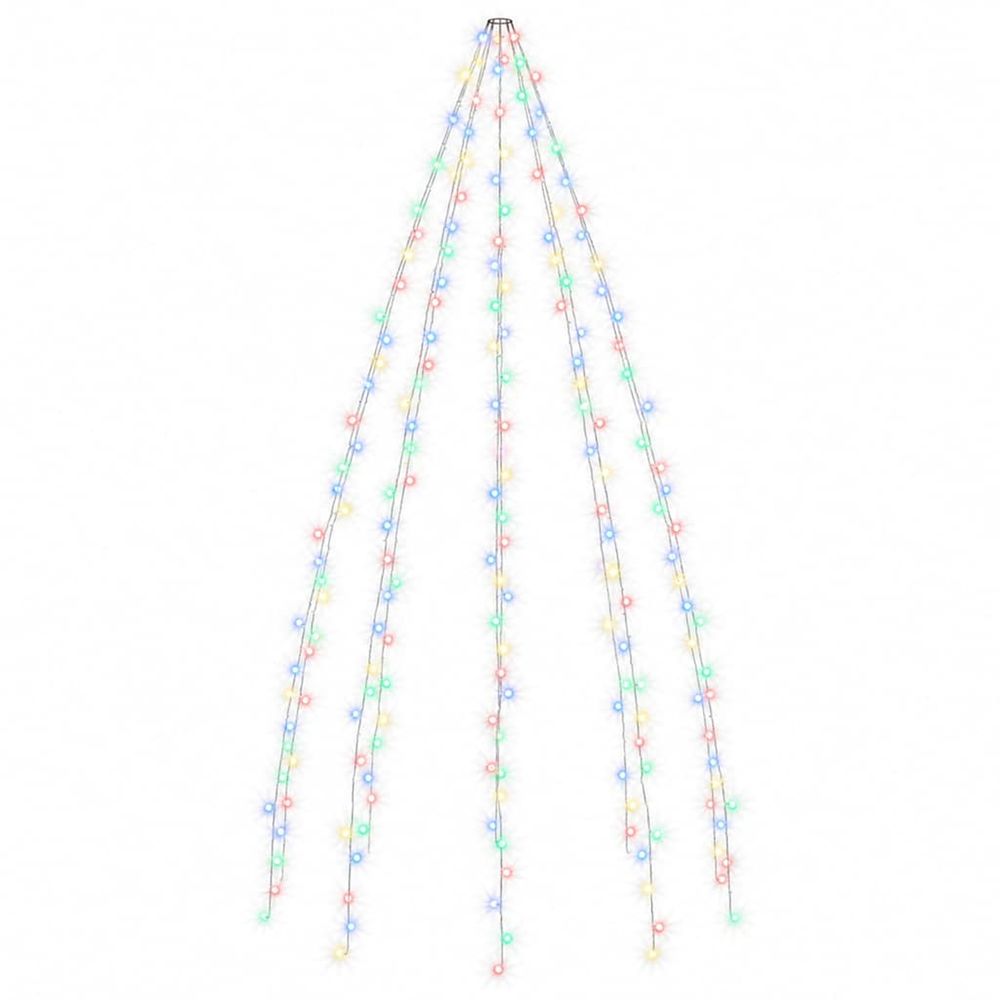 Guirlande lumineuse d'arbre de noël 400 led colorées 400 cm