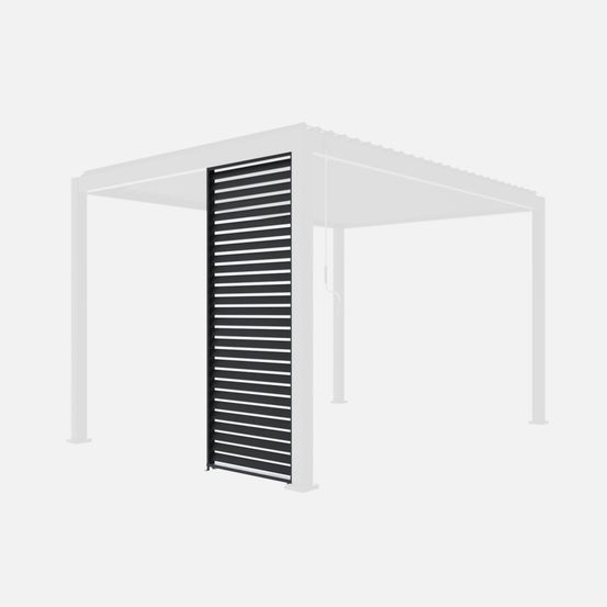 Persienne pour pergola bioclimatique triomphe, aluminium