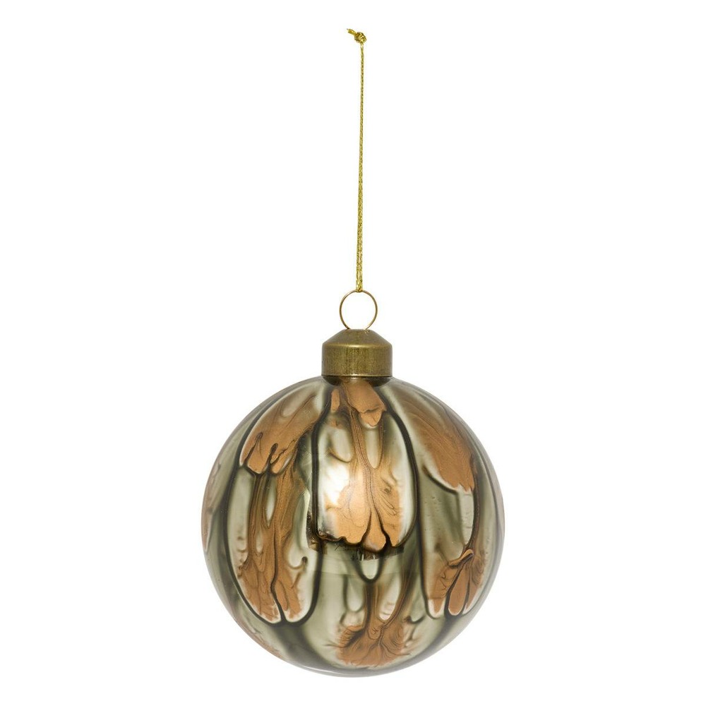 Bdn verre 80mm marbre marron