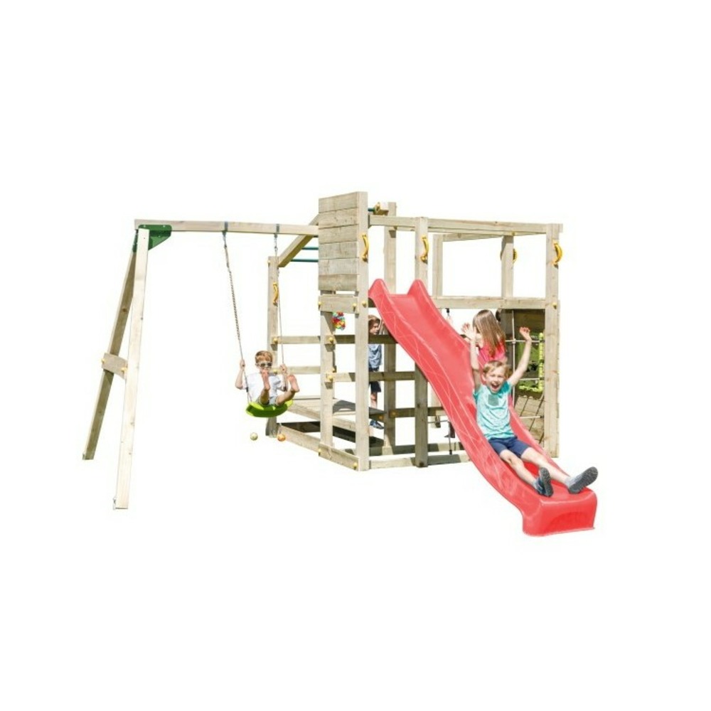 Aire de jeux masgames crossfit xl avec balançoire balançoire individuelle