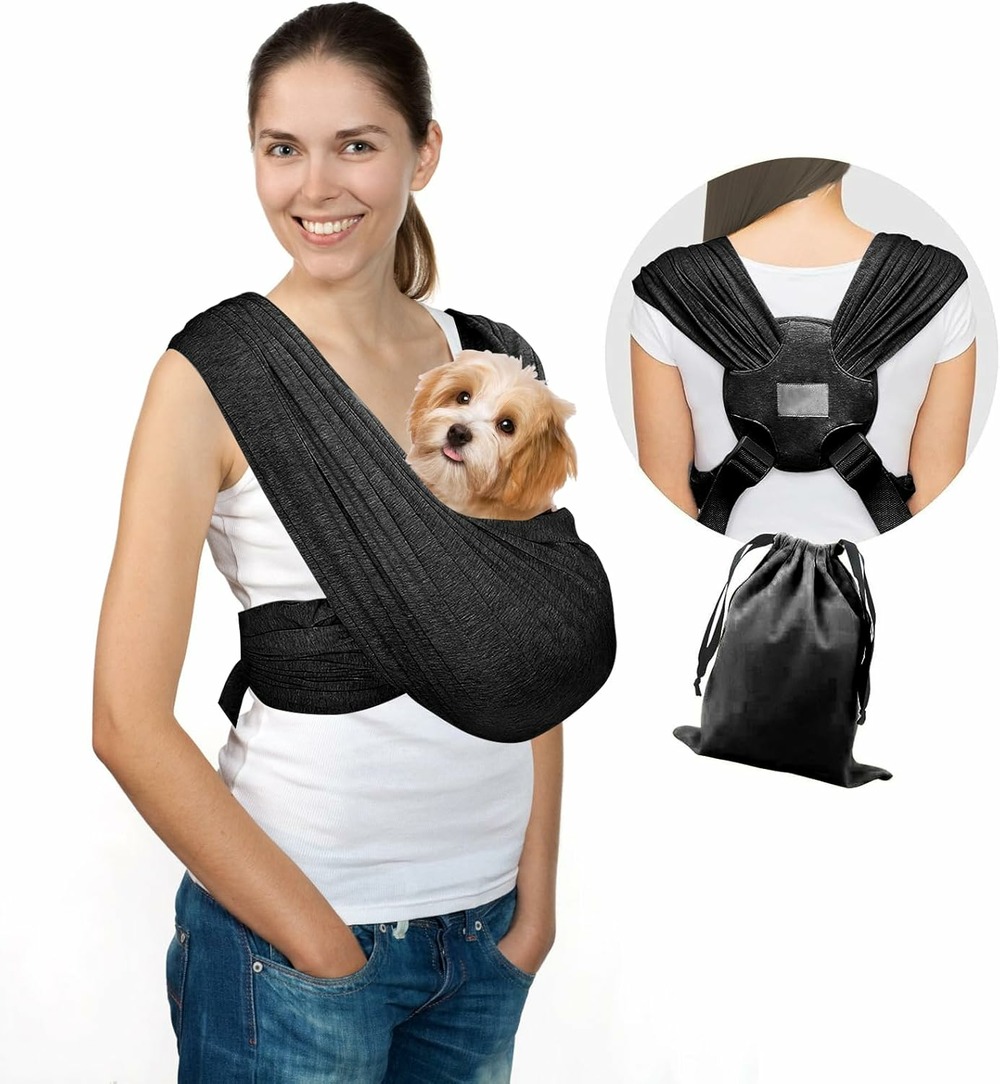 Sac de transport souple et réglable pour petit chien