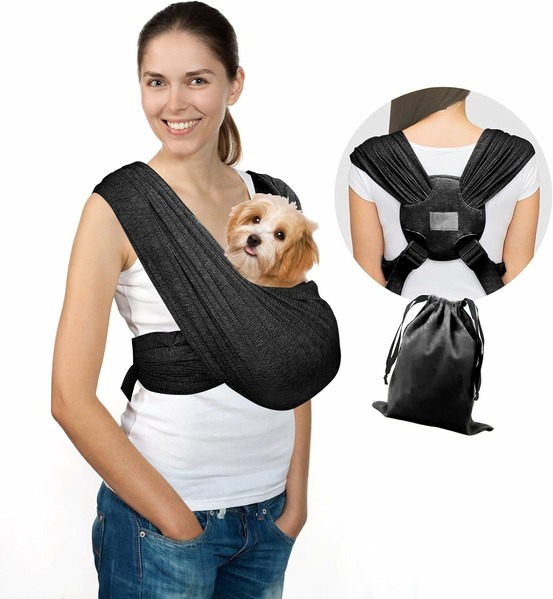 Sac de transport souple et réglable pour petit chien