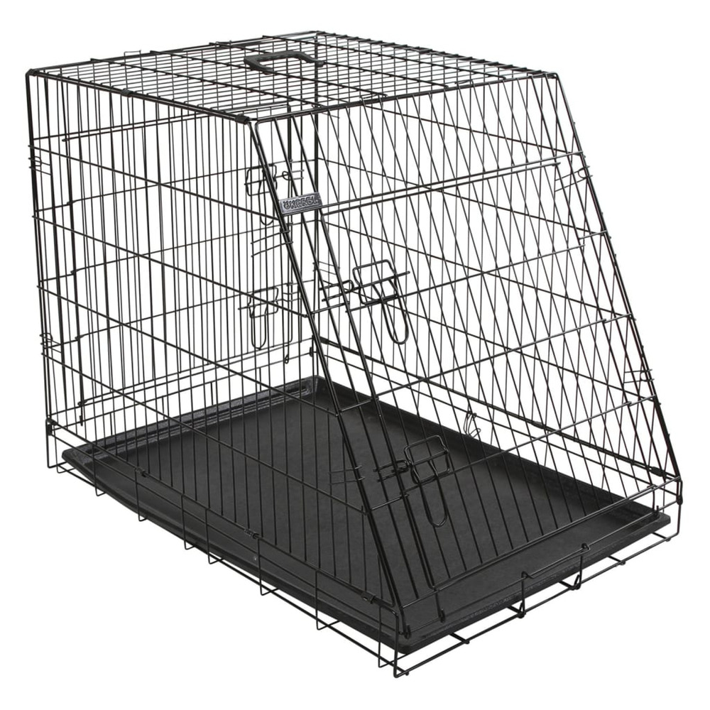 Cage pour chien 107x74x85 cm noir
