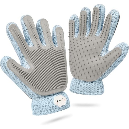 Gant de toilettage 2 en 1 pour chiens et chats