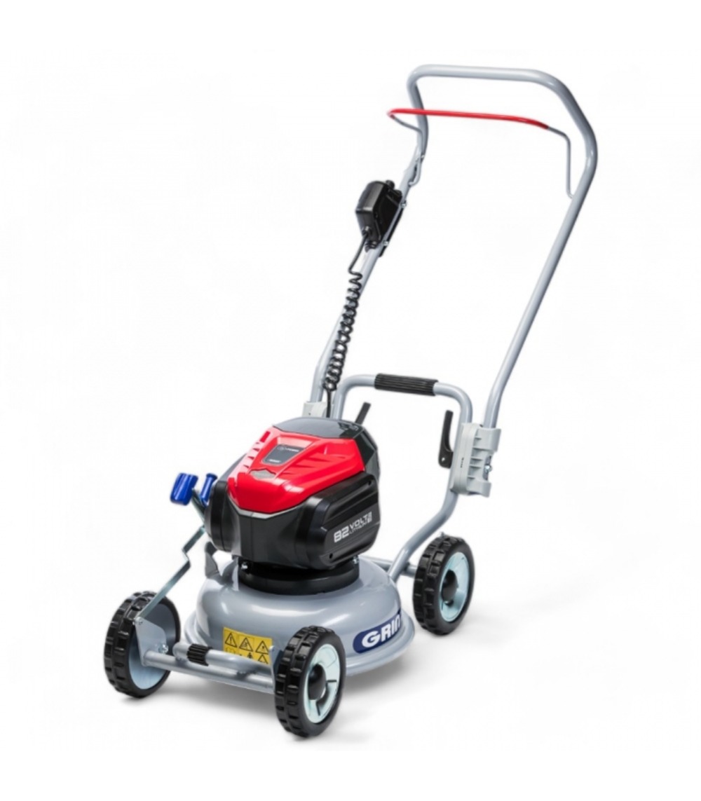 Tondeuse électrique à batterie 82v, 600m² d'autonomie, mulching - grin bm37-82v