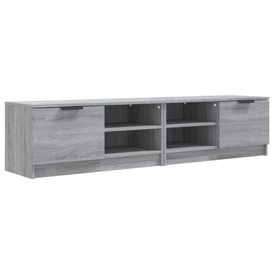 Meubles tv 2 pcs sonoma gris 80x35x36,5 cm bois d'ingénierie