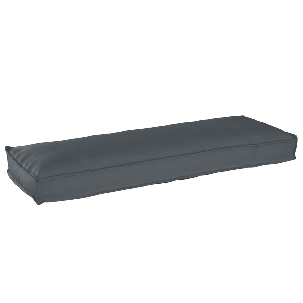 Set de coussins de palette 2 pc tissu oxford anthracite