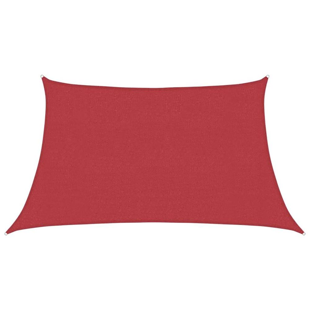 Voile d'ombrage 160 g/m² rouge 3/4x2 m pehd