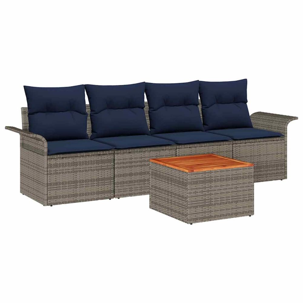 Ensemble de canapé de jardin 5 pc 4-nombre de places